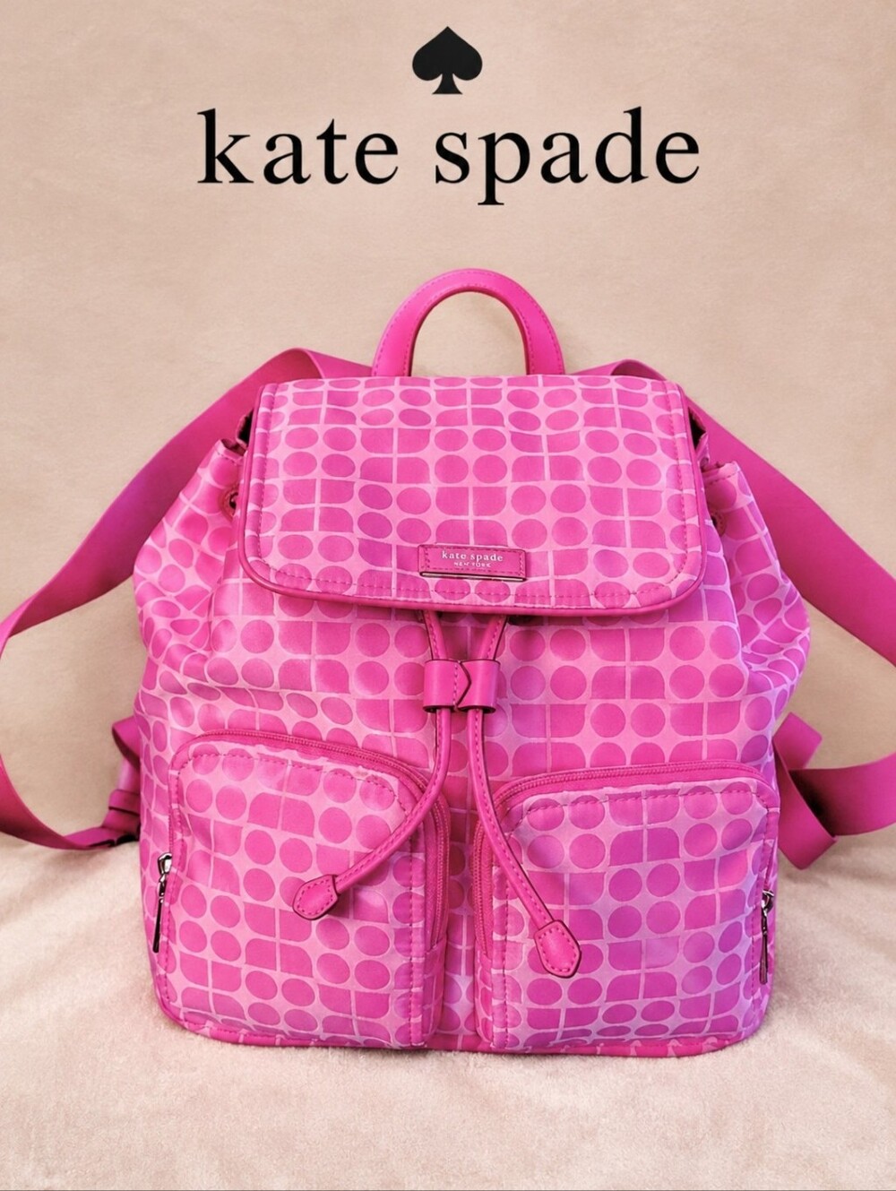 Kate Spade Noel Dot Jacquard Backpack